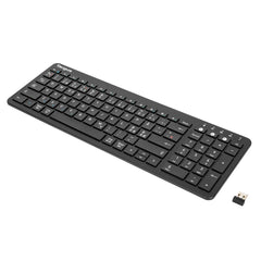 Targus AKB863NO, Full-size (100%), Wireless, Bluetooth, QWERTY, Black