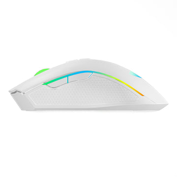 VIDA REBEL 2IN1 WHITE USB DESK KIT, Wired, USB, Membrane, QWERTY, RGB LED, White