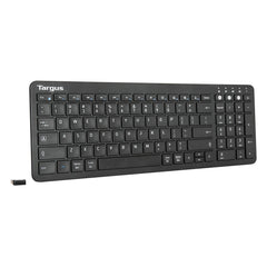 Targus AKB863US, Full-size (100%), Wireless, RF Wireless + Bluetooth, QWERTY, Black