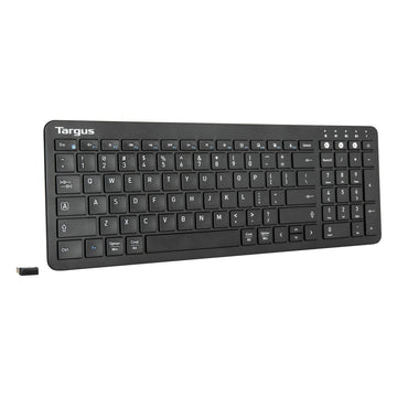 Targus AKB863US, Full-size (100%), Wireless, RF Wireless + Bluetooth, QWERTY, Black