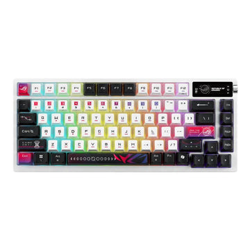 ASUS ROG Azoth X, 75%, Wired & Wireless, USB, Mechanical, RGB LED, White