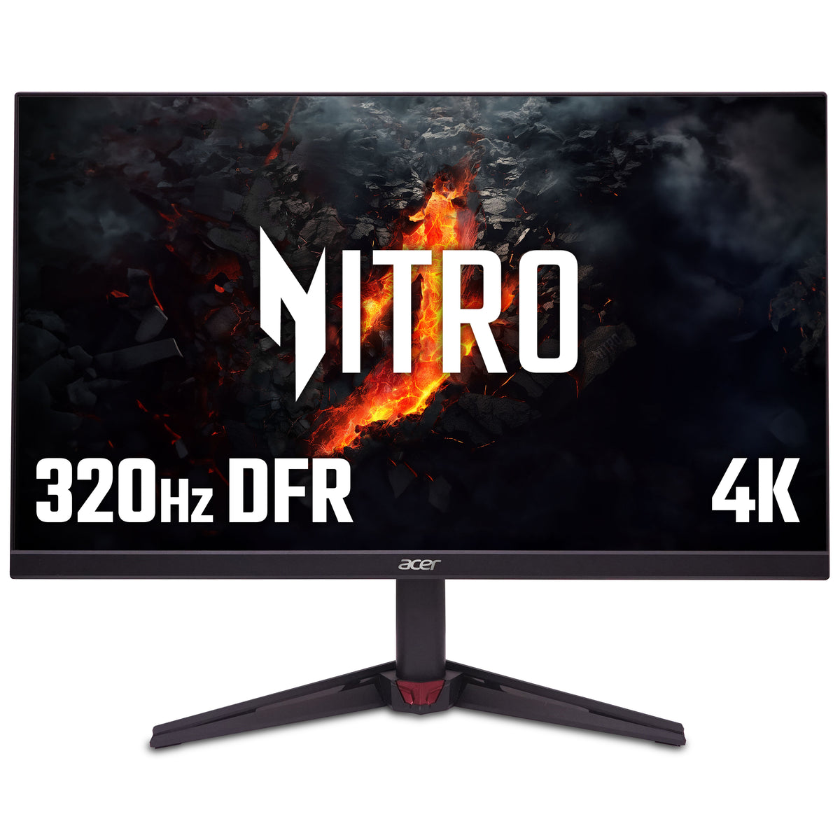Acer NITRO VG0 Nitro VG270KV4bmiipx - 27'' 4K Ultra HD (3840x2160), 160HZ, 1ms, IPS, Black, 68.6 cm (27"), 3840 x 2160 pixels, 4K Ultra HD, LED, 1 ms, Black
