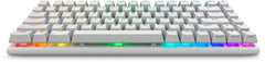 Alienware Pro Wireless Gaming Keyboard, 75%, Wired & Wireless, USB + RF Wireless + Bluetooth, Mechanical, RGB LED, White