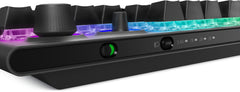 Alienware Tri-Mode AW920K, Full-size (100%), Wired & Wireless, USB + RF Wireless + Bluetooth, Mechanical, RGB LED, Grey