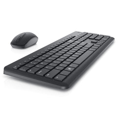 DELL Keyboard and Mouse - KM3322W - UK (QWERTY), Wireless, RF Wireless, Plunger key switch, QWERTY, Black, Mouse included