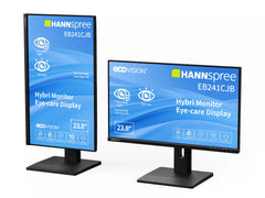 Hannspree Hybri Monitor EB241CJB, 60.5 cm (23.8"), 1920 x 1080 pixels, Full HD, LCD, 6 ms, Black