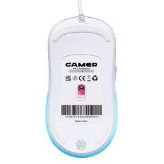 VIDA GAMER WHT 4IN1 USB KB MS HS KIT, Wired, USB, Membrane, QWERTY, RGB LED, White