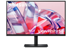 Samsung S80H, 81.3 cm (32"), 3840 x 2160 pixels, 4K Ultra HD, LCD, 5 ms, Black