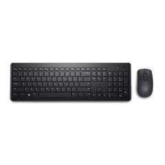 DELL Keyboard and Mouse - KM3322W - UK (QWERTY), Wireless, RF Wireless, Plunger key switch, QWERTY, Black, Mouse included