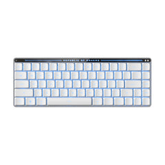 ASUS ROG Falchion RX Low Profile, Wired & Wireless, USB + RF Wireless + Bluetooth, Optical key switch, RGB LED, White, Mouse included