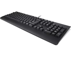 Lenovo Preferred Pro II, Full-size (100%), Wired, USB, AZERTY, Black