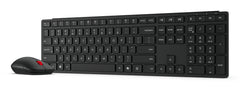 Lenovo 4X31S04847, Full-size (100%), Wireless, RF Wireless + Bluetooth, Black, Mouse included