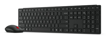 Lenovo 4X31S04847, Full-size (100%), Wireless, RF Wireless + Bluetooth, Black, Mouse included