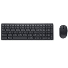 DELL Pro Compact Silent Keyboard and Mouse - KM555 - UK (QWERTY), Wireless, RF Wireless + Bluetooth, Plunger key switch, QWERTY, Black, Mouse included