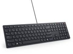 DELL Pro Wired Collaboration Keyboard - KB525C - US International (QWERTY), Full-size (100%), Wired, USB, Plunger key switch, QWERTY, Black