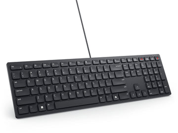 DELL Pro Wired Collaboration Keyboard - KB525C - US International (QWERTY), Full-size (100%), Wired, USB, Plunger key switch, QWERTY, Black