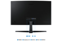 Samsung LS24D366GAU, 61 cm (24"), 1920 x 1080 pixels, Full HD, LCD, 4 ms, Black