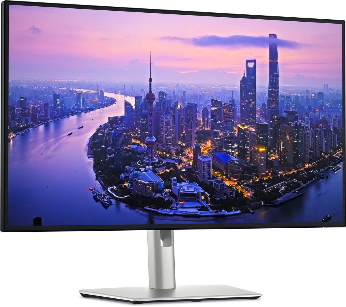 DELL UltraSharp U2725QE, 68.6 cm (27"), 3840 x 2160 pixels, 4K Ultra HD, LCD, 8 ms, Black, Silver
