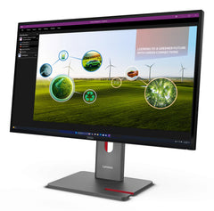 Lenovo ThinkVision P27Q-40, 68.6 cm (27"), 2560 x 1440 pixels, Quad HD, LED, 6 ms, Black