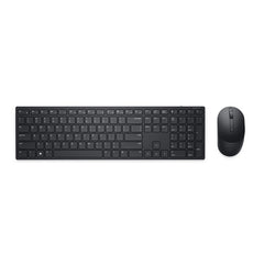 DELL Pro Keyboard and Mouse - KM5221W - UK (QWERTY) - Black, Wireless, RF Wireless, Plunger key switch, QWERTY, Black, Mouse included