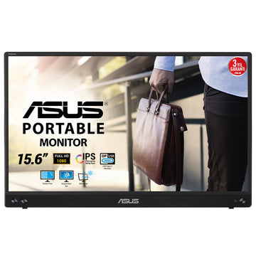 ASUS MB16ACV, 39.6 cm (15.6"), 1920 x 1080 pixels, Full HD, LED, Black