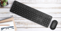 ASUS CW100, Full-size (100%), Wireless, RF Wireless, Membrane, Black, Mouse included