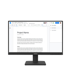Lenovo ThinkVision S22-4e Monitor, 54.6 cm (21.5"), 1920 x 1080 pixels, Full HD, LED, 6 ms, Black