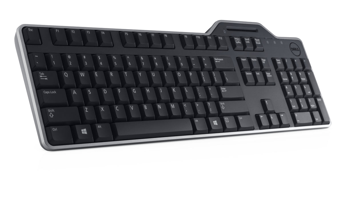 DELL KB813, Full-size (100%), USB, QWERTY, Black