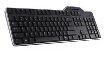 DELL KB813, Full-size (100%), USB, QWERTY, Black