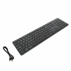 Targus EcoSmart AKB874UK, Full-size (100%), Wired, USB, QWERTY, Black