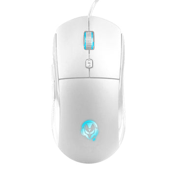 VIDA GAMER WHT 4IN1 USB KB MS HS KIT, Wired, USB, Membrane, QWERTY, RGB LED, White