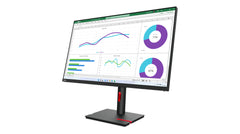 Lenovo ThinkVision T32h-30, 80 cm (31.5"), 2560 x 1440 pixels, Quad HD, LED, 6 ms, Black