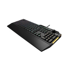 ASUS TUF Gaming K1 RGB, Full-size (100%), Wired, USB, Membrane, RGB LED, Black