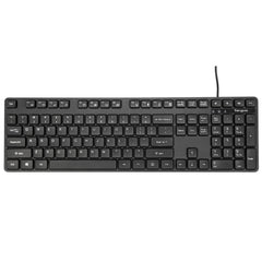 Targus BUS0423UK, Full-size (100%), Wired, USB, QWERTY, Black, Mouse included