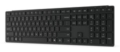 Lenovo 4Y41S04696, Full-size (100%), Wireless, RF Wireless + Bluetooth, Metal dome key switch, Black