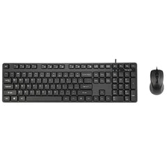 Targus BUS0423UK, Full-size (100%), Wired, USB, QWERTY, Black, Mouse included