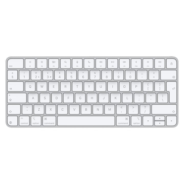 Apple Magic, Mini, Wired & Wireless, USB + Bluetooth, QWERTY, White