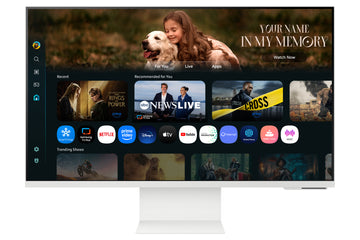 Samsung 32" Smart Monitor M80F UHD, 81.3 cm (32"), 3840 x 2160 pixels, 4K Ultra HD, LCD, 4 ms, White
