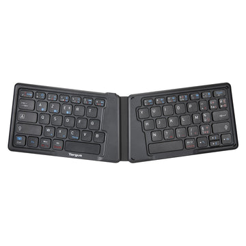 Targus AKF003FR, Mini, Wireless, Bluetooth, AZERTY, Black