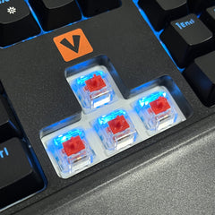 VIDA MECHA MECHANICAL RGB KEYBOARD, Wired, USB, Mechanical, QWERTY, RGB LED, Black