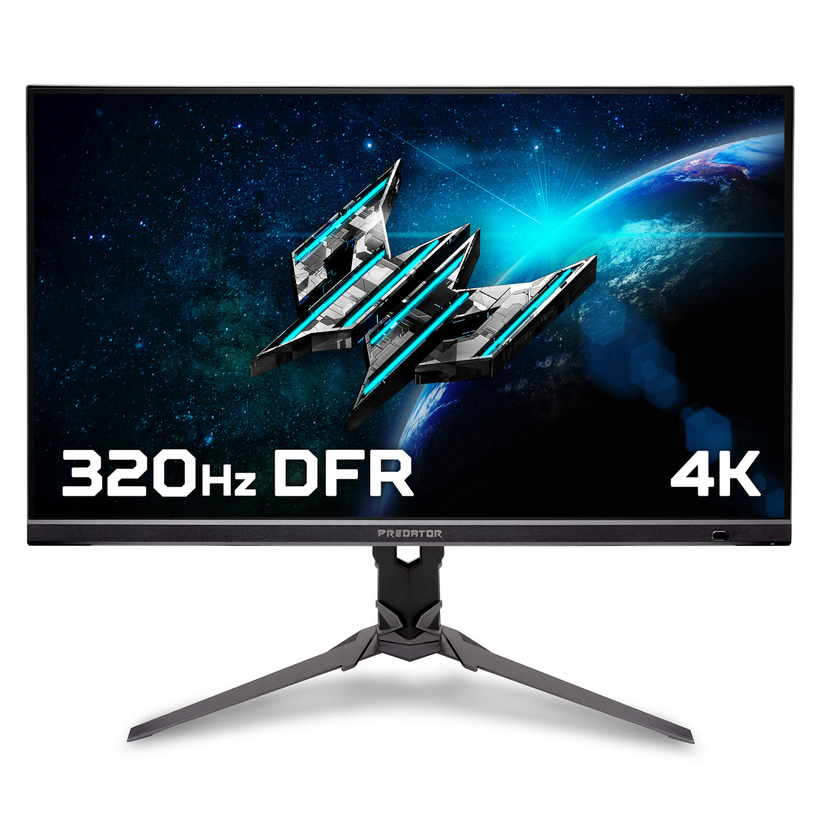 Acer Predator XB323QKV4 - 31.5" Ultra HD (3840x2160), 320Hz DFR, 0.5ms, HDR10, AMD FreeSync Premium Gaming Monitor, 80 cm (31.5"), 3840 x 2160 pixels, 4K Ultra HD, 0.5 ms, Black