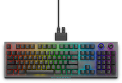 Alienware Tri-Mode AW920K, Full-size (100%), Wired & Wireless, USB + RF Wireless + Bluetooth, Mechanical, RGB LED, Grey