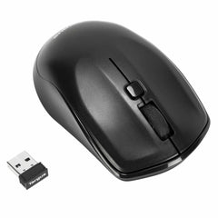 Targus AKM610UK, Full-size (100%), Wireless, RF Wireless, QWERTY, Black, Mouse included