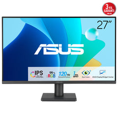 ASUS VA279HG, 68.6 cm (27"), 1920 x 1080 pixels, Full HD, LCD, 1 ms, Black