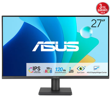 ASUS VA279HG, 68.6 cm (27"), 1920 x 1080 pixels, Full HD, LCD, 1 ms, Black