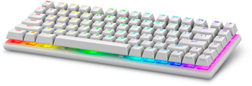 Alienware Pro Wireless Gaming Keyboard, 75%, Wired & Wireless, USB + RF Wireless + Bluetooth, Mechanical, RGB LED, White