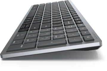 DELL Pro Plus Compact Keyboard - KB740 - UK (QWERTY), Full-size (100%), Wireless, RF Wireless + Bluetooth, Scissor key switch, QWERTY, Grey, Black
