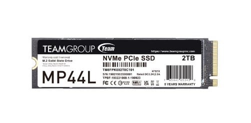 Team Group MP44L TM8FPK002T0C101 Internal Solid State Drive 2 TB M.2 PCI Express 4.0 NVMe