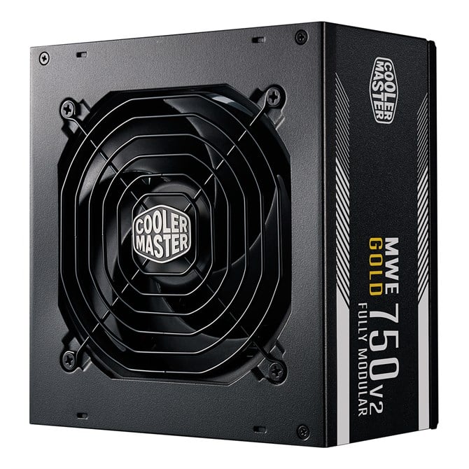 Cooler Master MWE Gold 750 V2 ATX 3.0 Ready Power Supply Unit 750 W 24-Pin ATX Black
