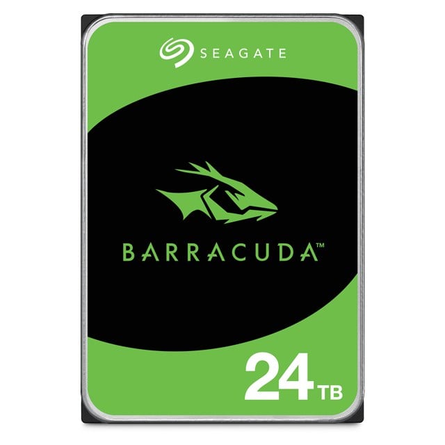 Seagate Barracuda Desktop 24TB HDD, 24 TB, 7200 RPM, 512 MB, 3.5", Serial ATA                                 1530264
